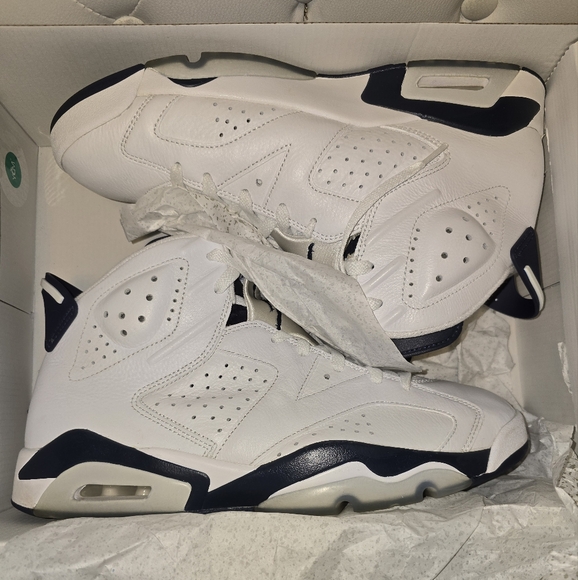 Midnight NAVY AIR JORDAN 6 ( GREAT CONDITION) - Picture 5 of 15